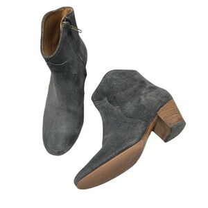 Isabel Marant Dicker Distressed Suede leather boots